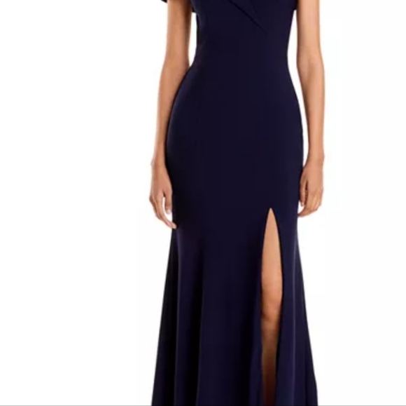 Aqua Bloomingdales Size 0 Off Shoulder Gown Dress - Picture 11 of 15